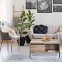 Hanah Home Mesa de Centro Topo con Estante de Almacenamiento